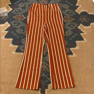 Forever 21 High- Waisted Ankle Striped Pants